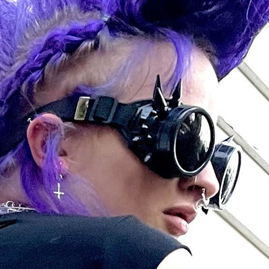 Black Apocalypse Spike Goggles