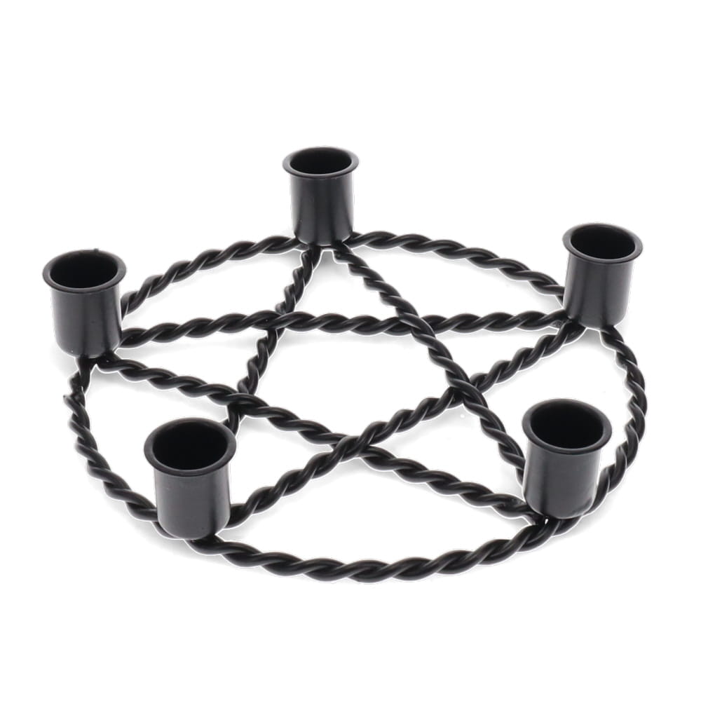 Dark Ritual Metal Altar Spell Candle Holder