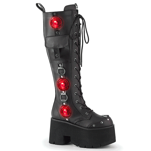 Blaze Light-Up Platform Knee Boots