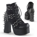 Charade Studded Harness Platform Ankle Boots