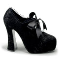 Demon Lace Overlay Platform Mary Jane Pumps