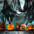 Rotten Shroud Tattered Gauze, black tattered coarse gauze decoration