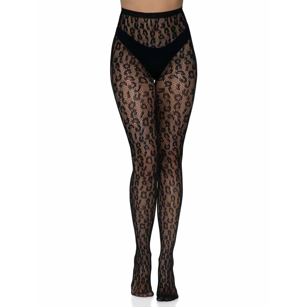 Wildside Leopard Net Tights