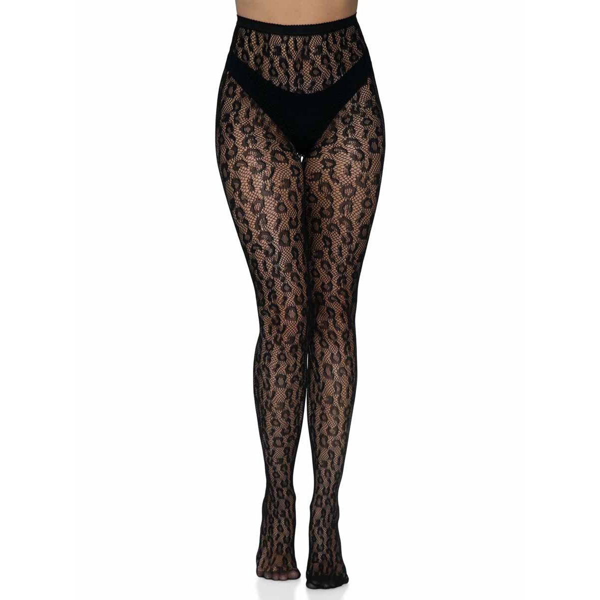 Wildside Leopard Net Tights