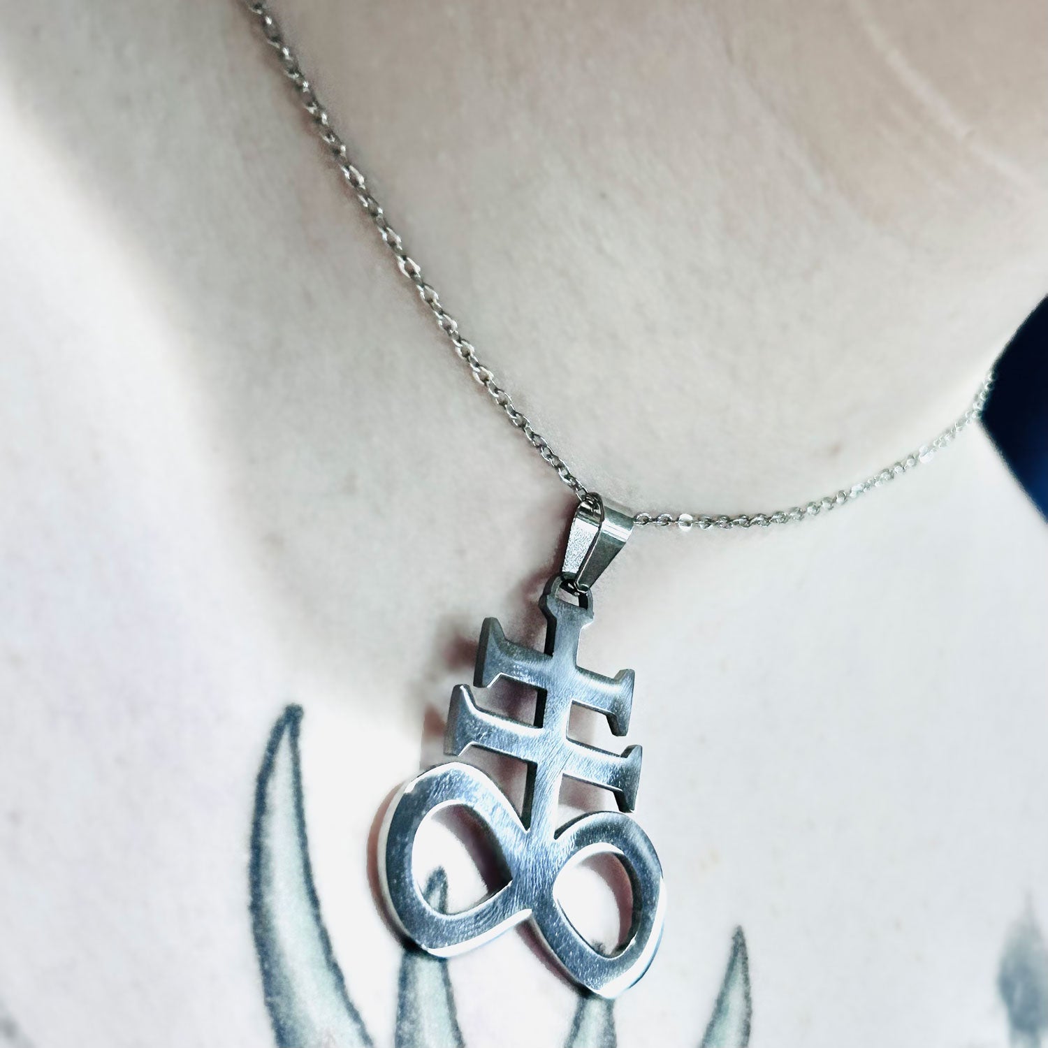 Leviathan Cross Demi Necklace
