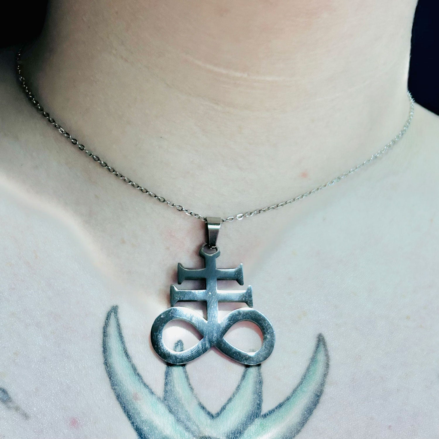 Leviathan Cross Demi Necklace