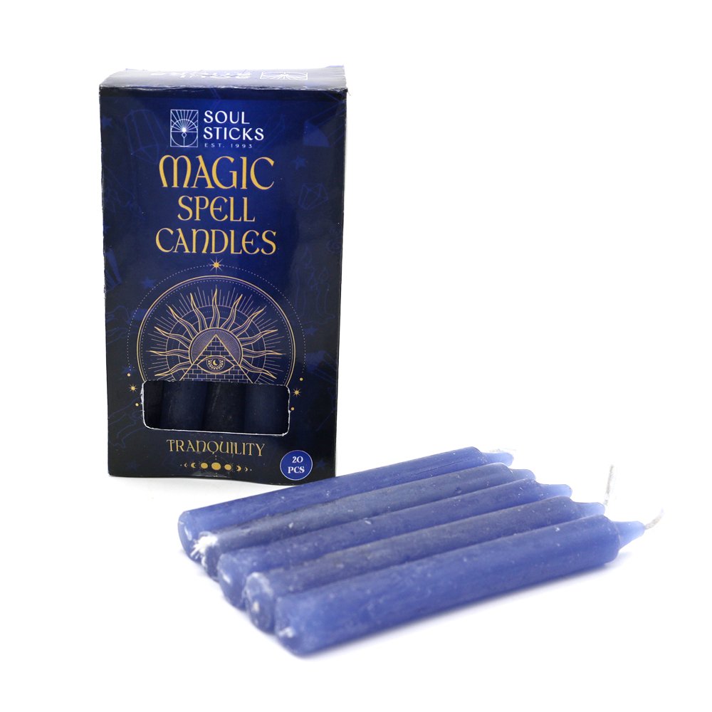Purple Spell Ritual Mini Candles - 20pk Tranquility