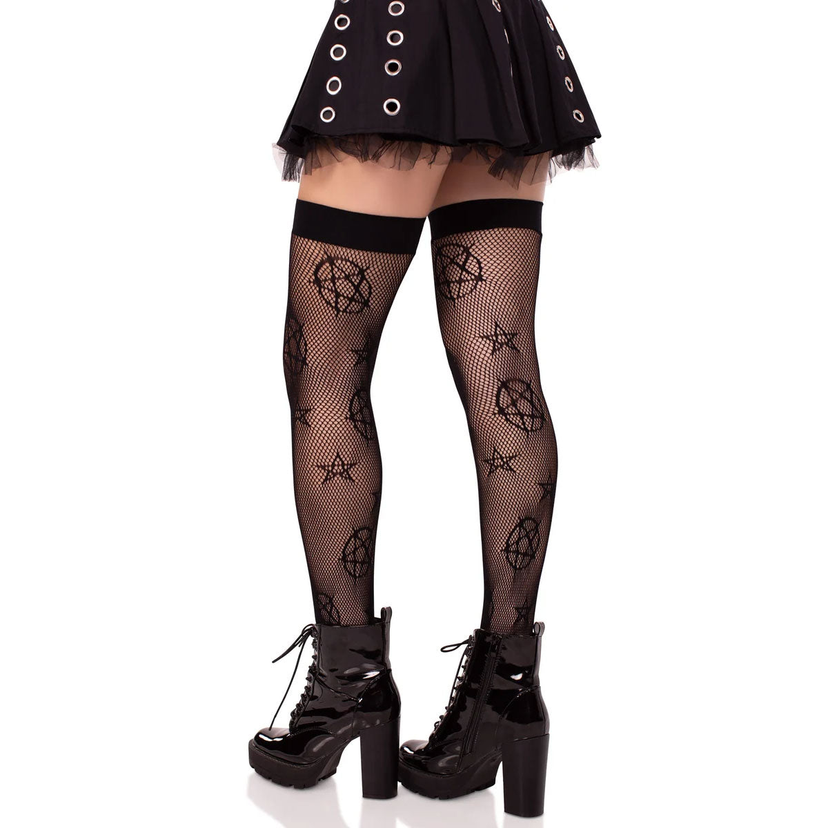 Occult Net Thigh Highs