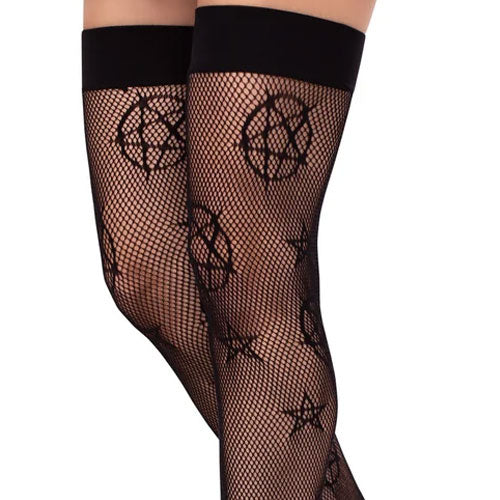 Occult Net Thigh Highs