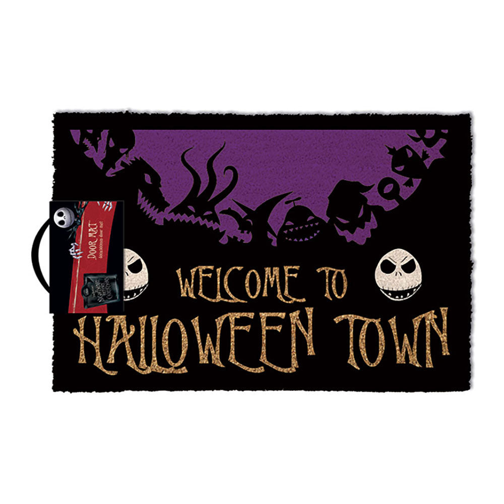 Door Mat: Halloween Town - A Nightmare Before Christmas