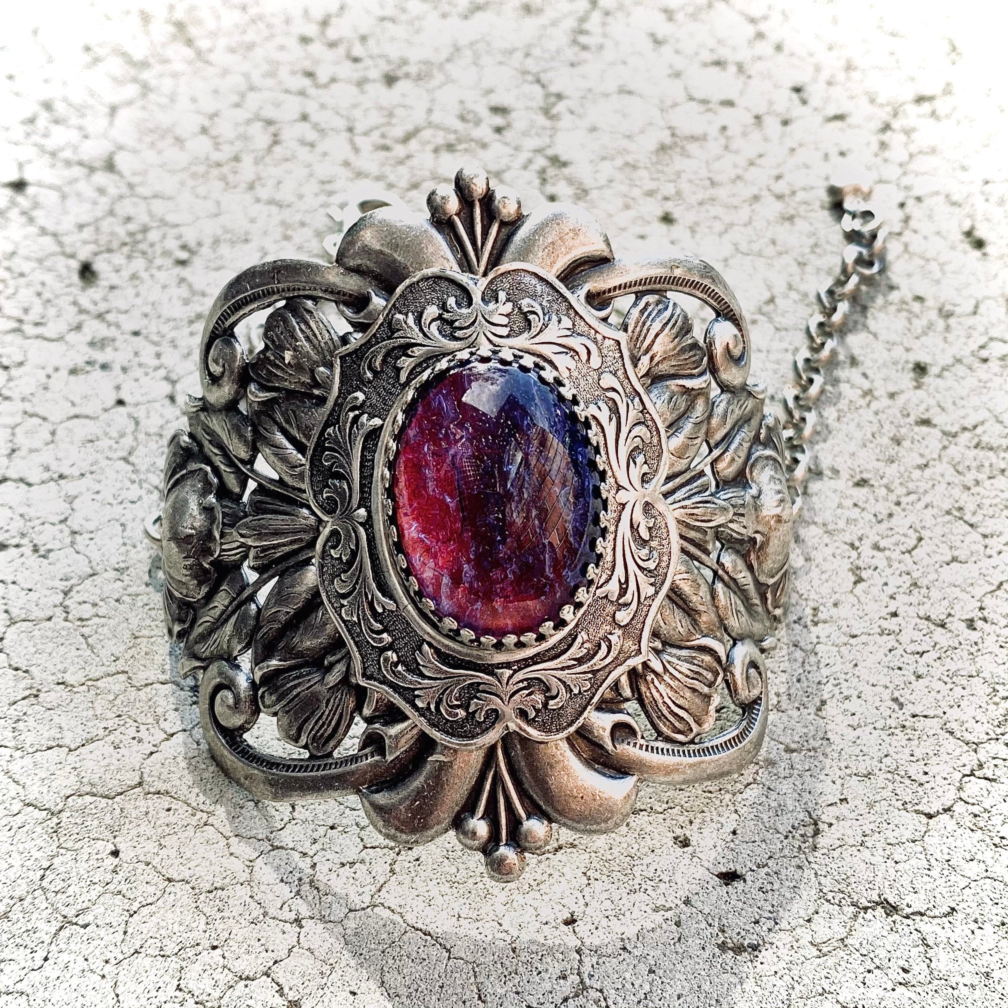 Dragons Breath Filigree Wrist Cuff