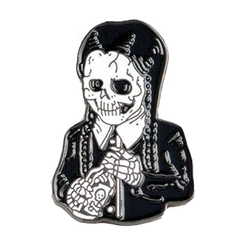 Wednesday's Skeleton Enamel Pin