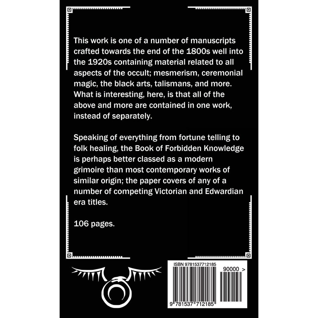 Book of Forbidden Knowledge Softcover