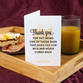 Dad's Out For Milk Father's Day Blank Card