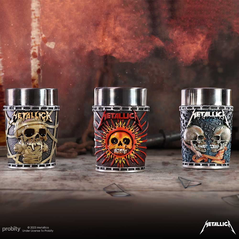 METALLICA Pushead Collectible Shot Glass Set of 3