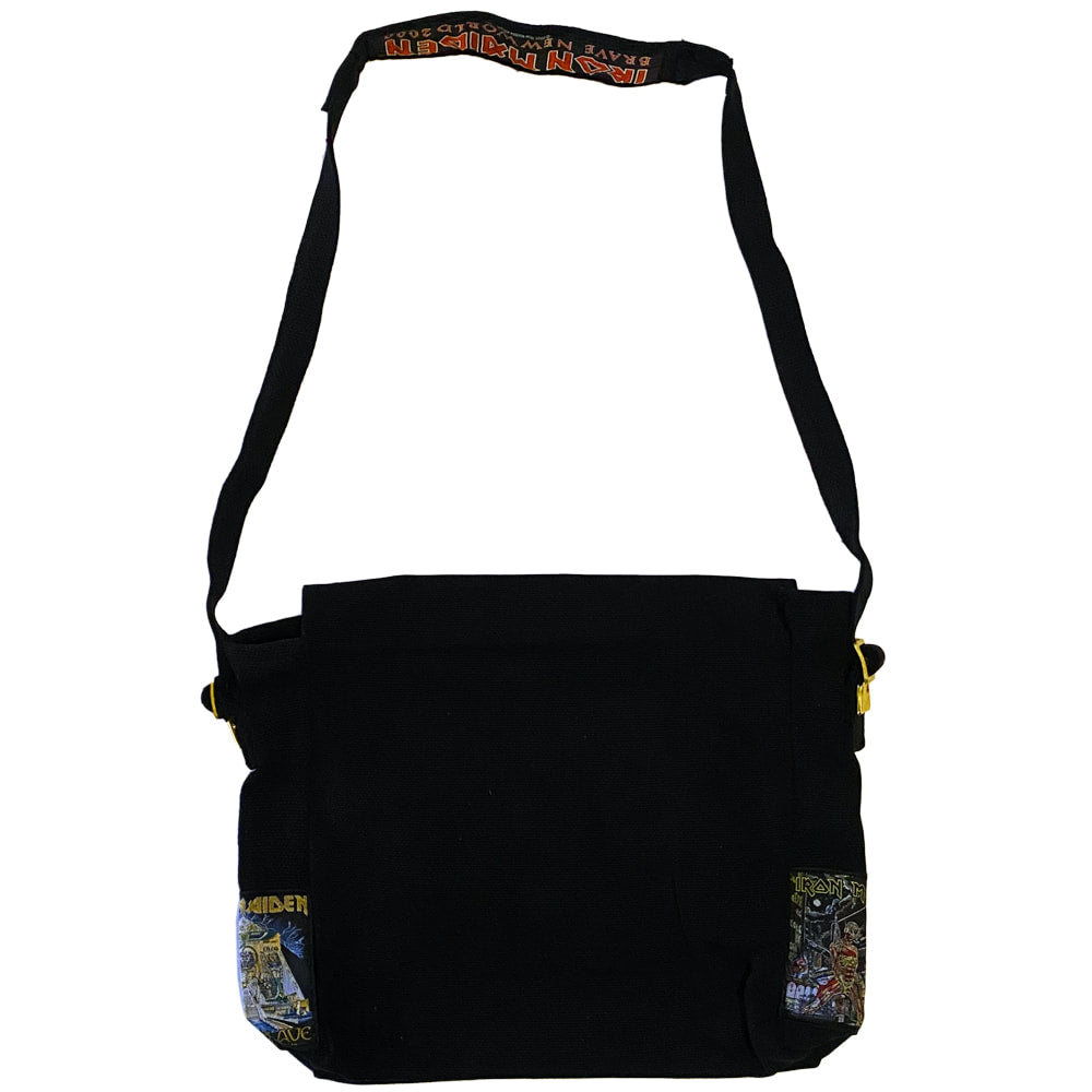 IRON MAIDEN Battle Patch Canvas Satchel Bag