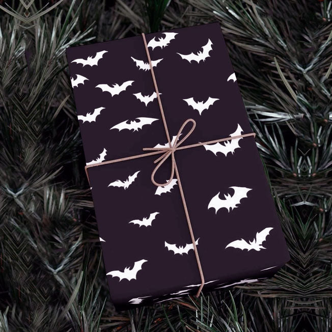 Spooky Bats Wrapping Paper