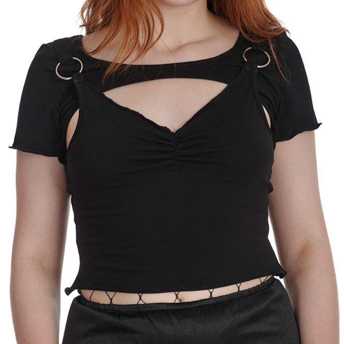 Lunar Serenade Cut Out Top