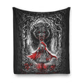 Little Dead Riding Hood Throw Blanket