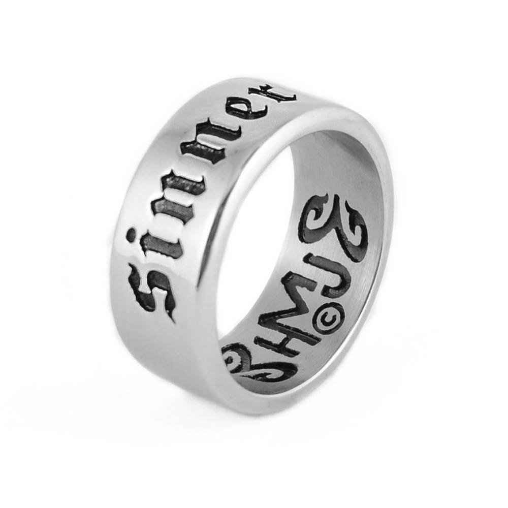 Sinner Stainless Steel Ring