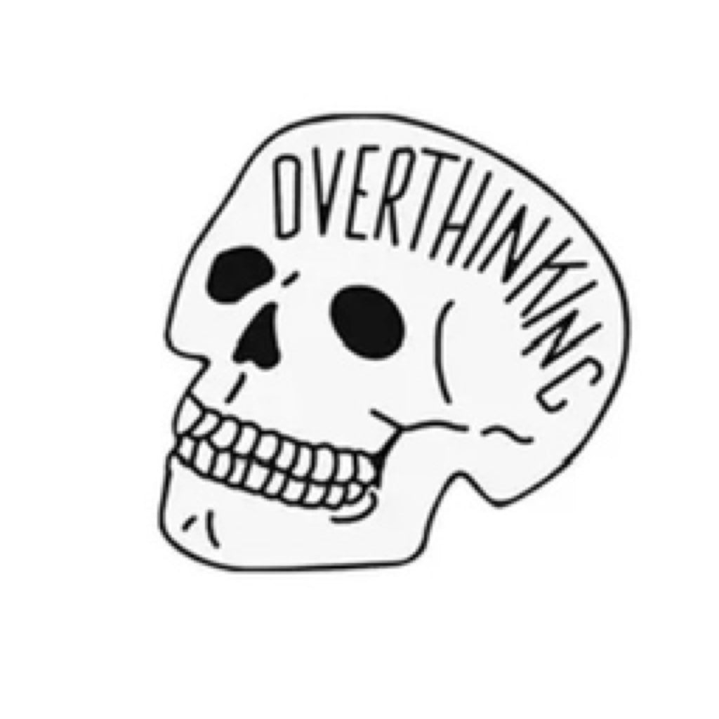 Overthinker till Death Enamel Pin
