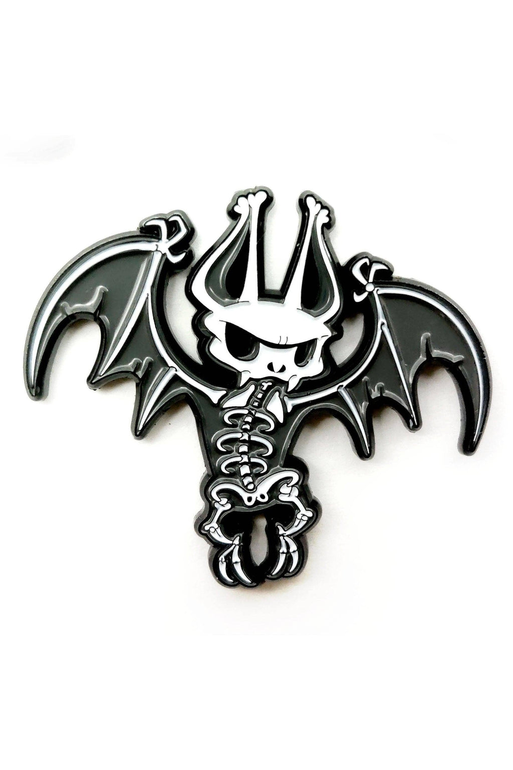 Batty Bones Enamel Pin