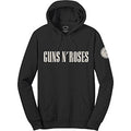 GUNS N ROSES (GNR) Logo & Bullet Embroidered Hoodie