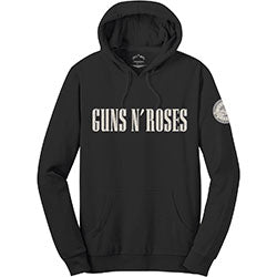 GUNS N ROSES (GNR) Logo & Bullet Embroidered Hoodie