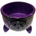 Triple Moon Wicca Altar Cauldron