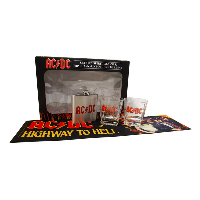 AC/DC Glasses and Flask Gift Pack