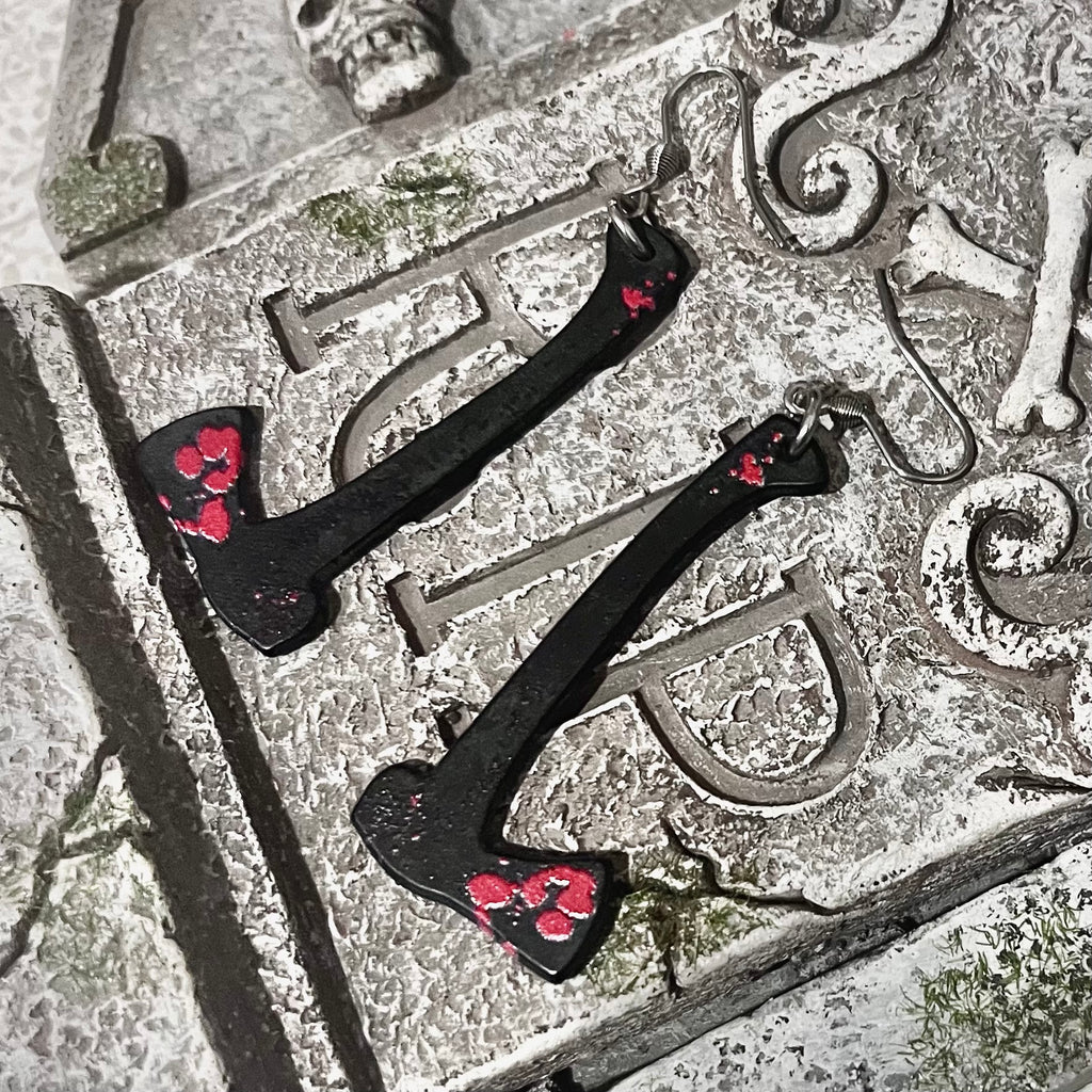 Bloody Scares Earrings - Axe Wielder