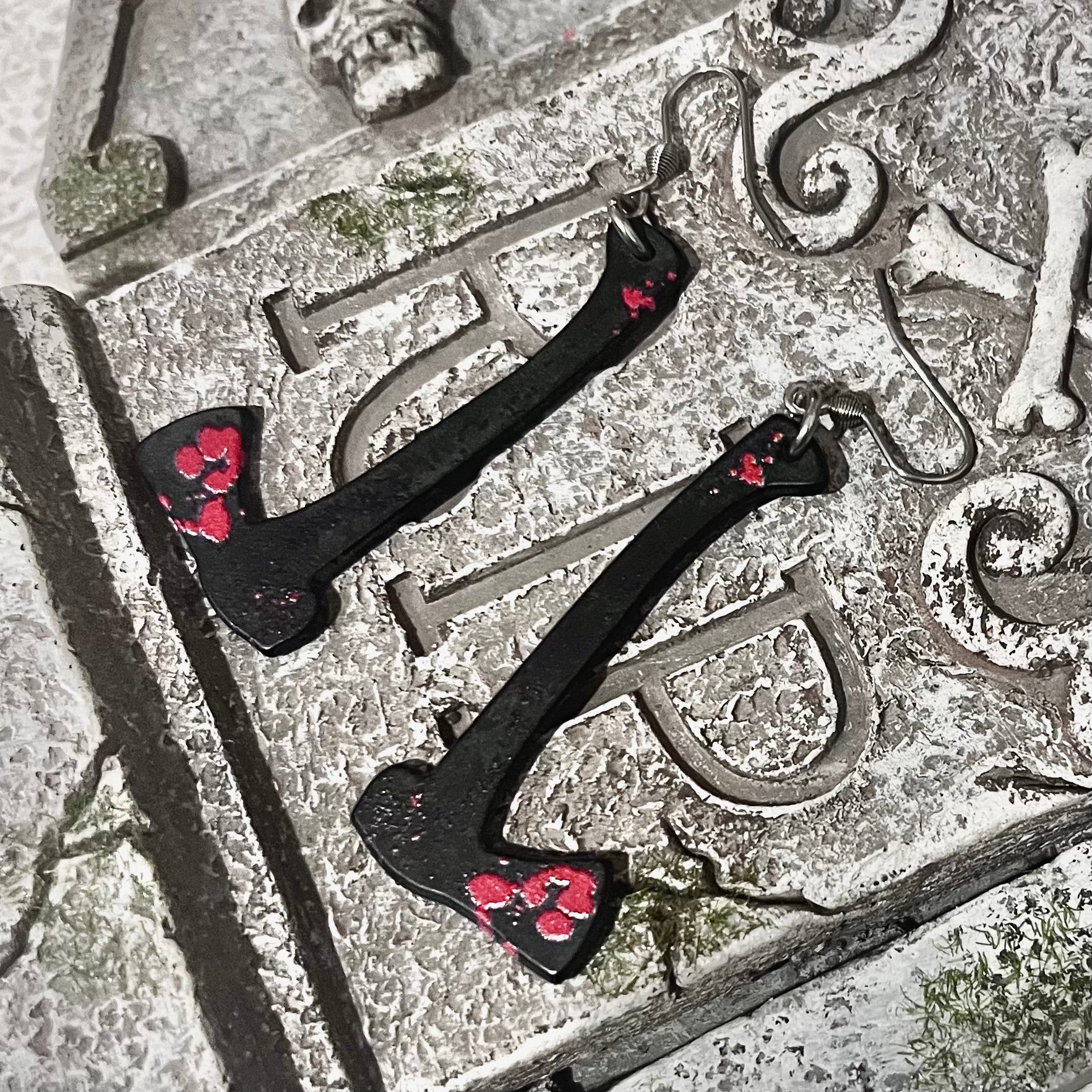 Bloody Scares Earrings - Axe Wielder