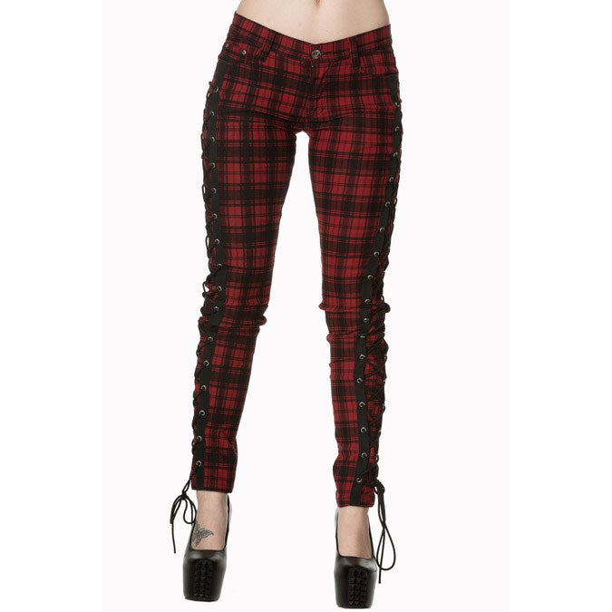 Escaping Darkness Tartan Pants