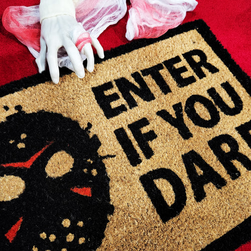 Door Mat: Enter If You Dare - Friday The 13th