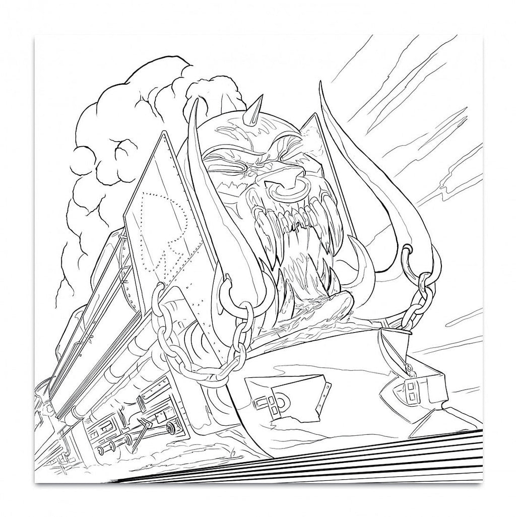 MOTORHEAD The Official Colouring Book