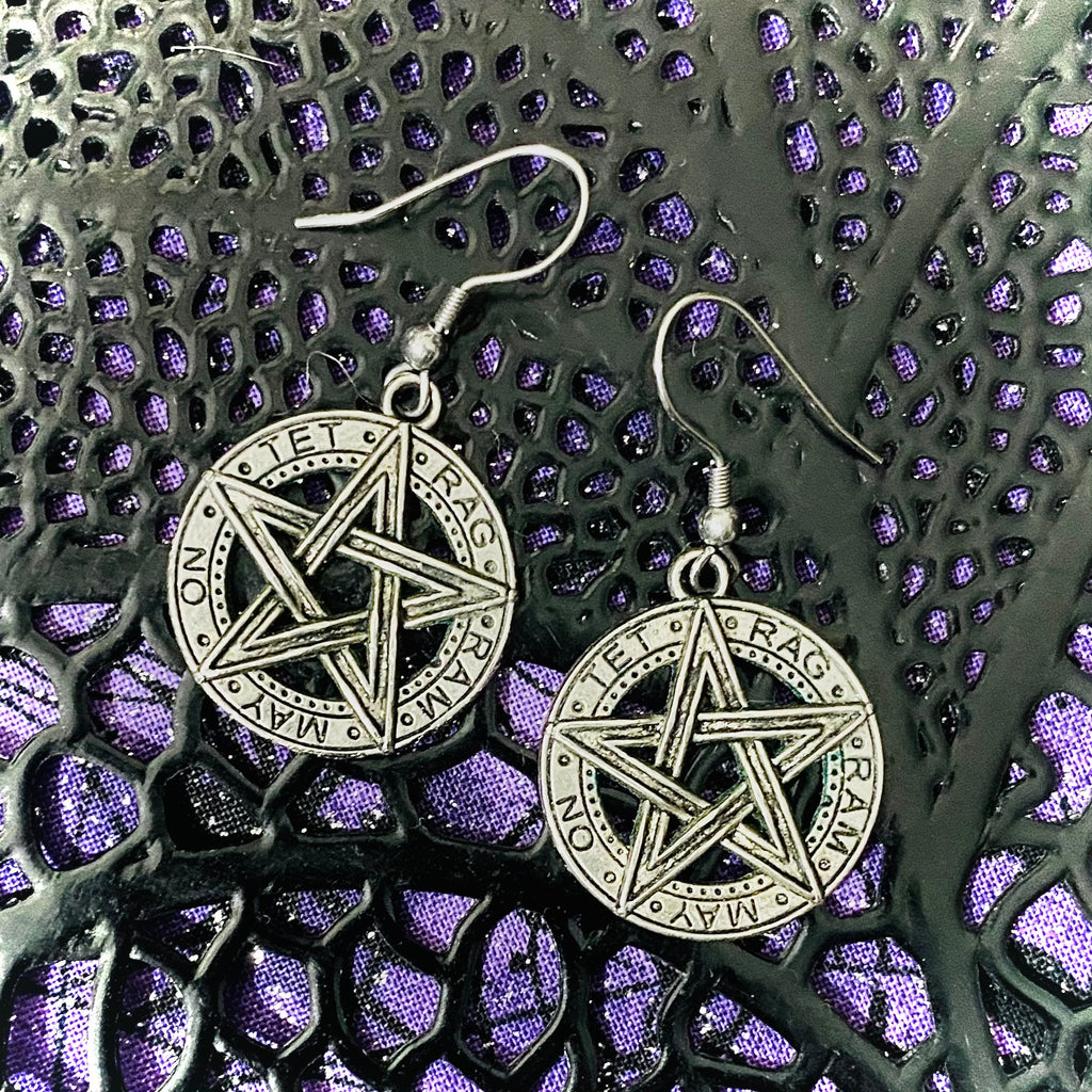 Pentagram Ritual Earrings