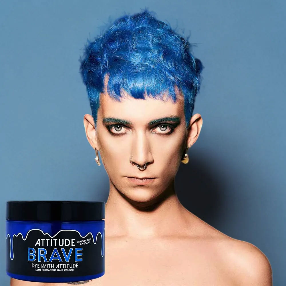 Brave Blue Attitude Hair Dye