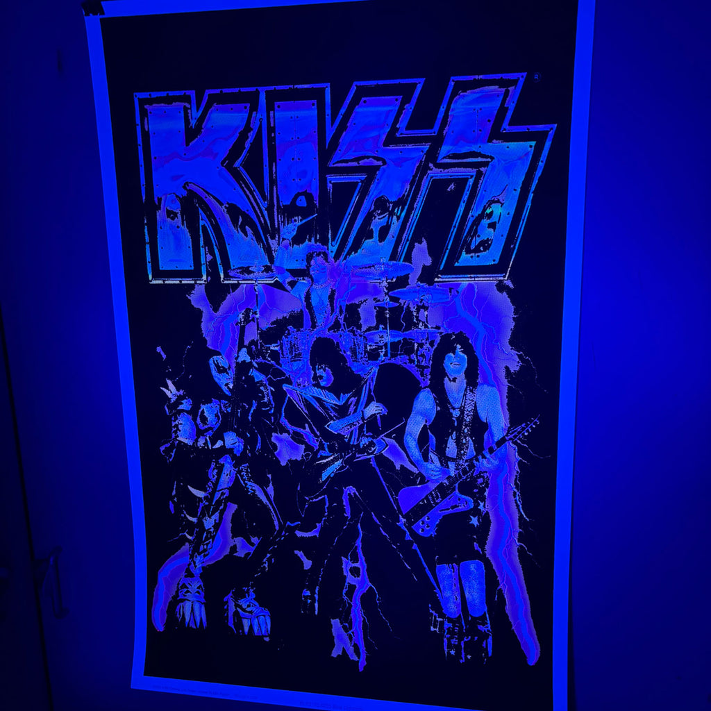 KISS Flocked UV Blacklight Poster 196