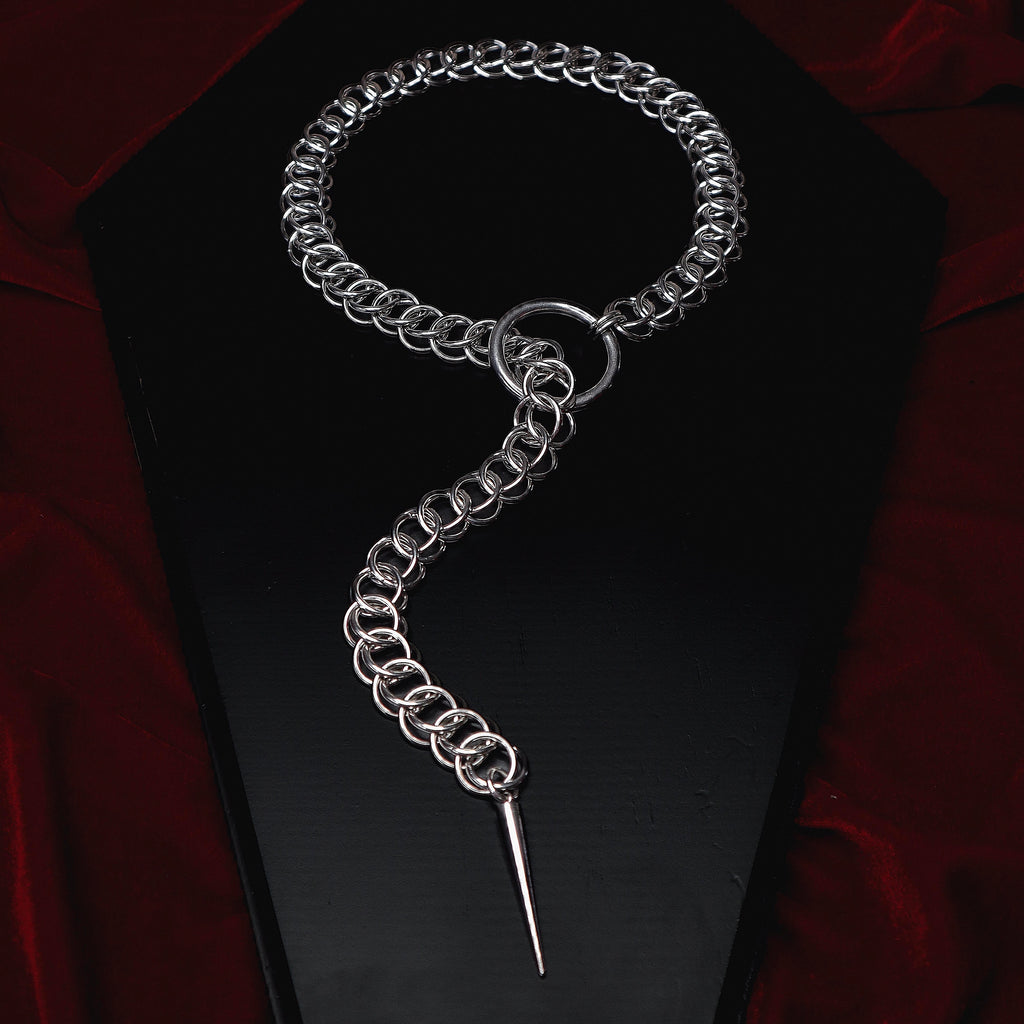 Wolfsbane Chainmaille Necklace