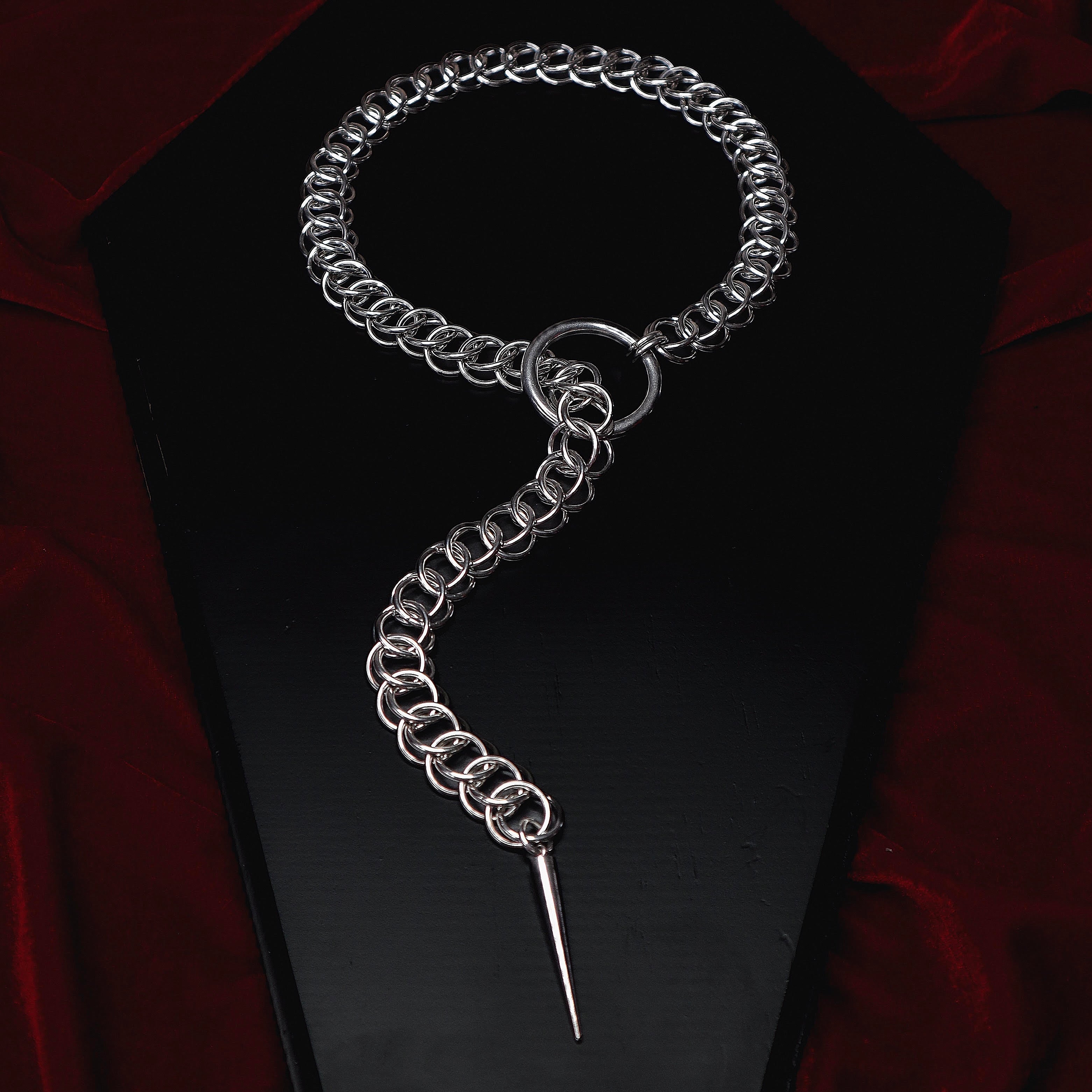 Wolfsbane Chainmaille Necklace