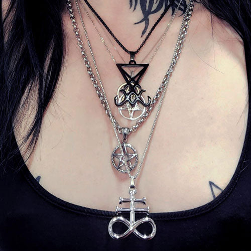 Leviathan Cross Sigil Necklace
