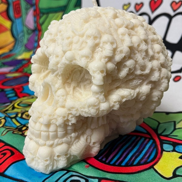 Skull Soy Wax Candle - Moon Child