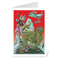 Hunting Saurosapiens - Blank Card