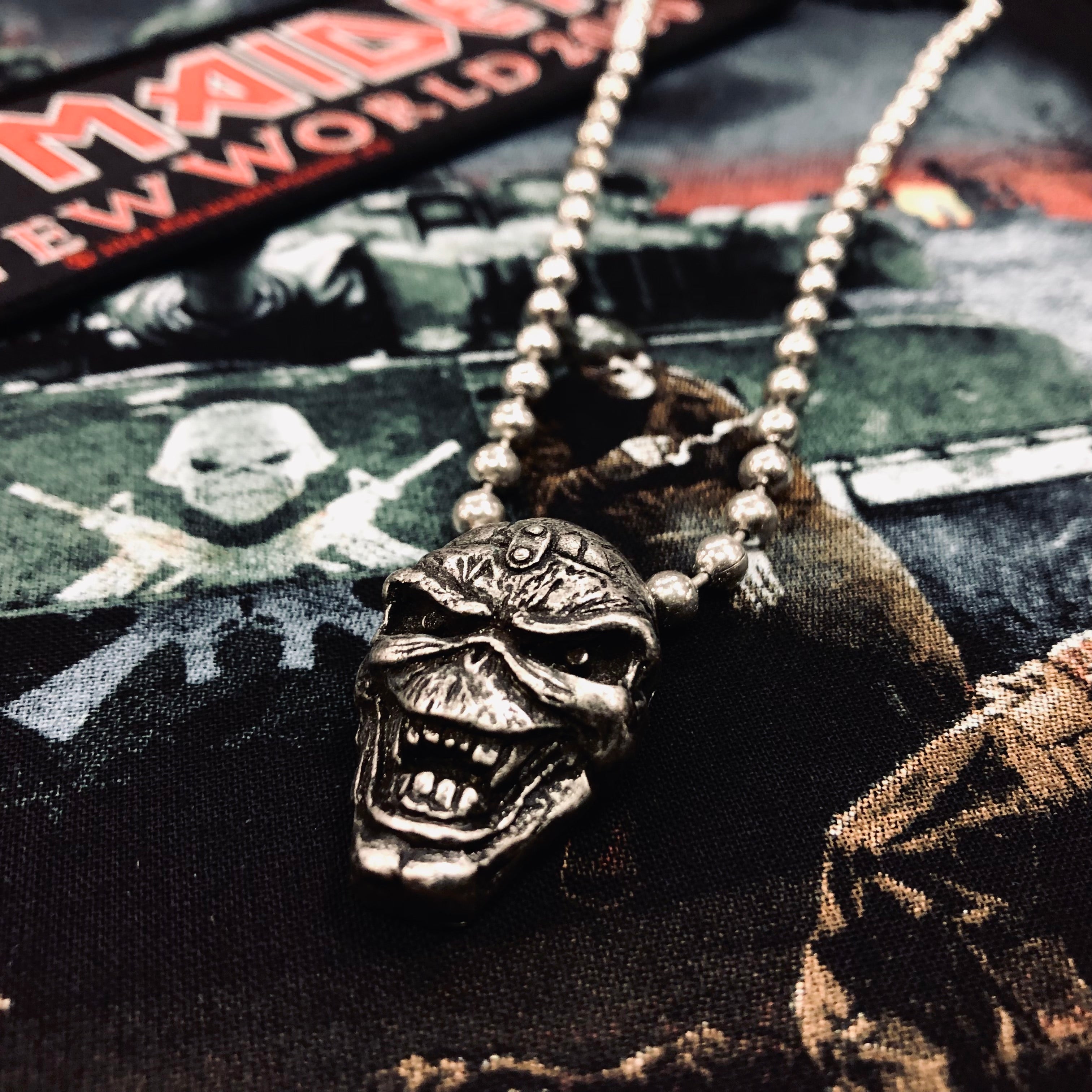 IRON MAIDEN Rock Merch Pendant Necklace