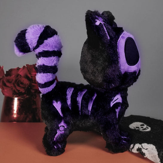 Skelekitty Plush Toy - Ultra Violet Bones Limited Edition