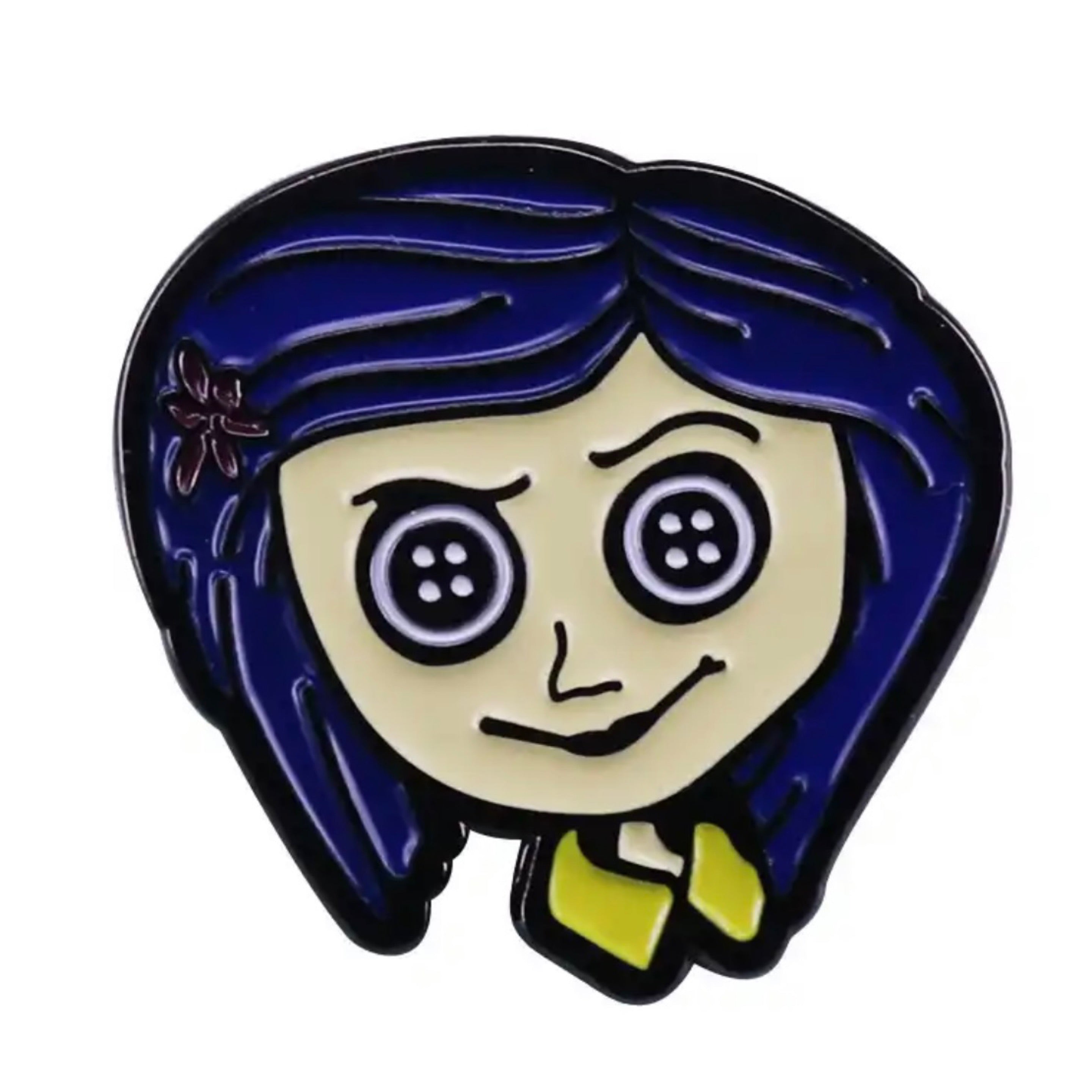 Coraline’s Gaze Enamel Pin