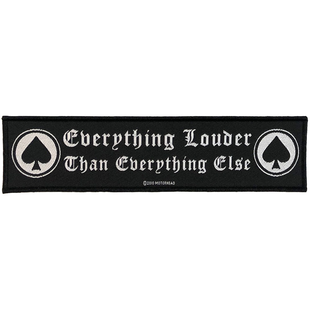 MOTORHEAD Everything Louder Strip Patch