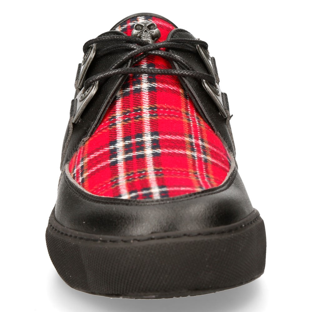 Rebel Tartan Shoes New Rock