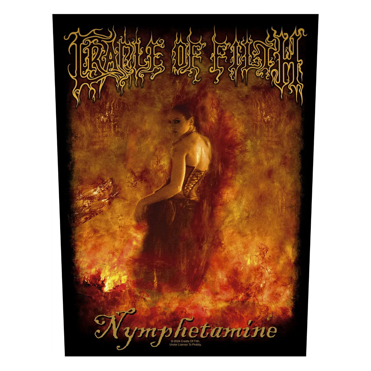 CRADLE OF FILTH (COF) Nymphetamine Back Patch