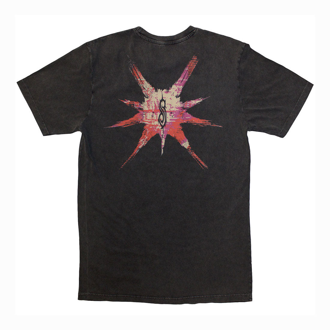 SLIPKNOT Barcode Stone Wash Tee (Backprint)